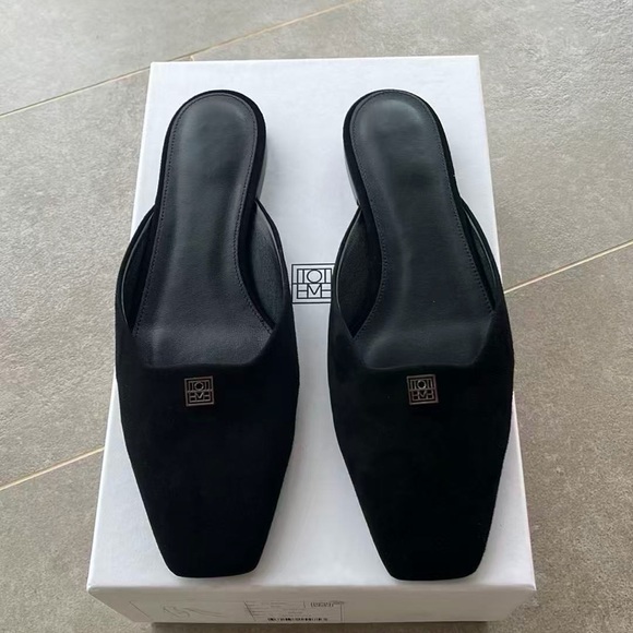 Toteme Shoes - Toteme Black Suede Mules EU size 39